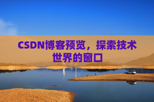 CSDN博客预览,探索技术世界的窗口